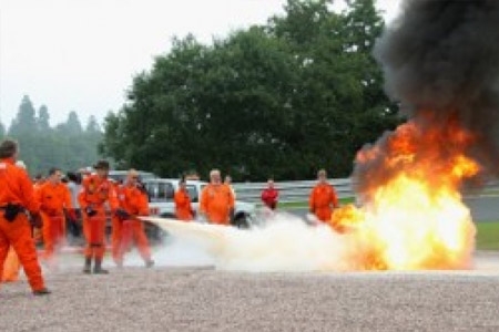 British Motorsport Marshals Club training at Oulton Park