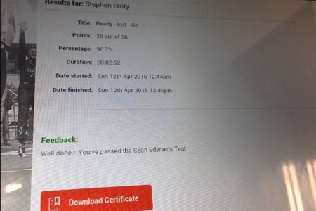 DSC Takes The Sean Edwards Test