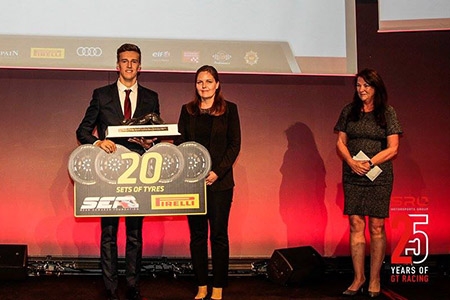 Ben Barnicoat awarded the SEF Trophy for 2017